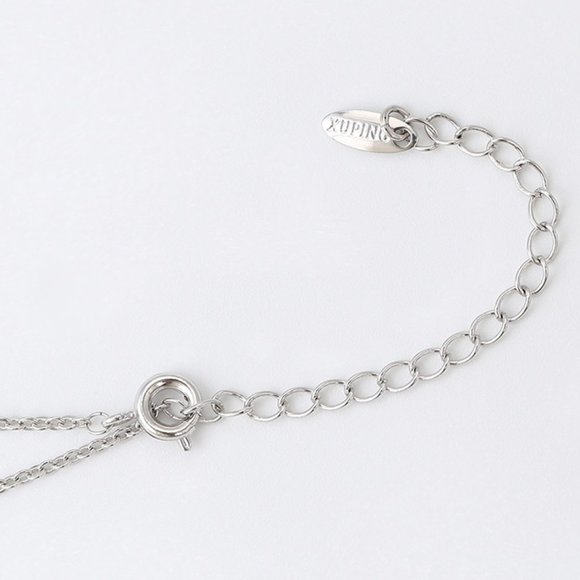 Pretty Yellow Swarovski Round Necklace - Picture 3 of 7